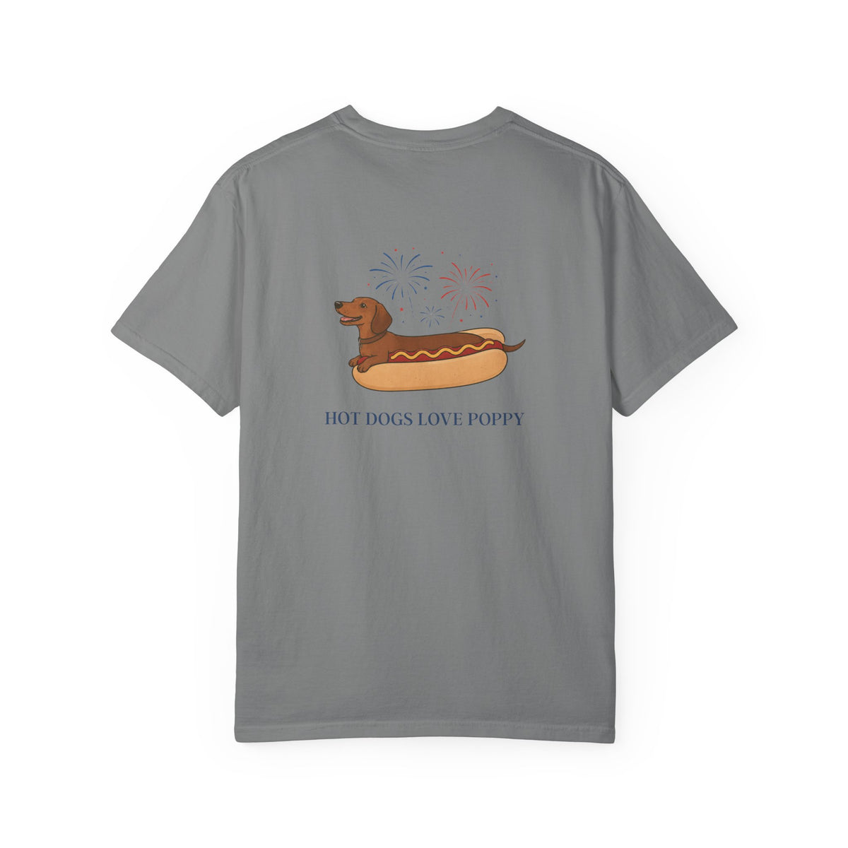 Hot Dogs Love Poppy Tee