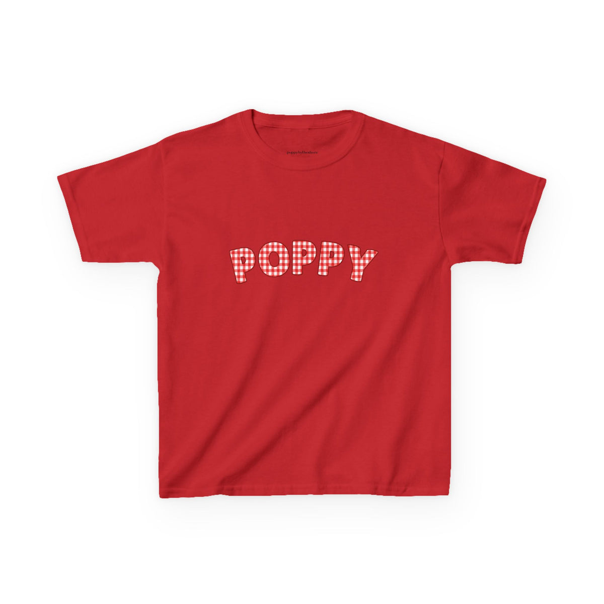 Poppy Tots Red Gingham Tee