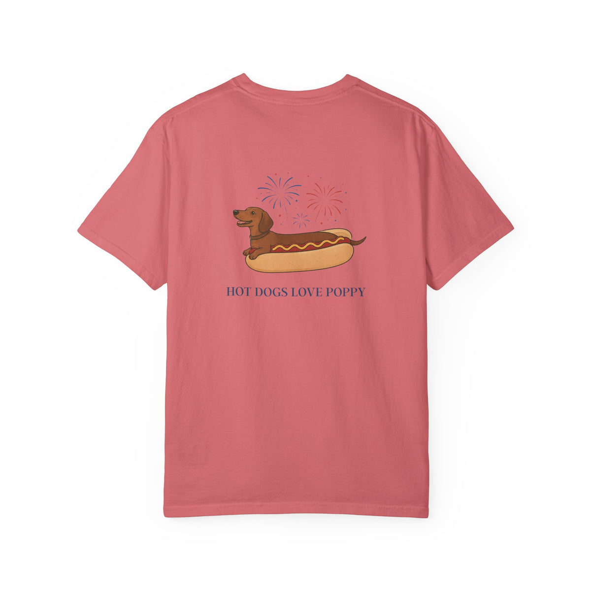 Hot Dogs Love Poppy Tee