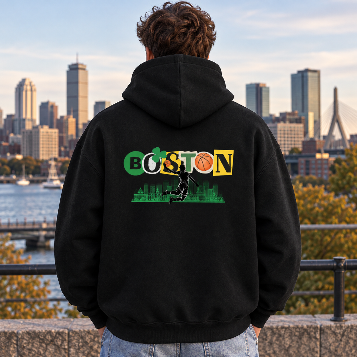 Poppy Bleed Green Hoodie