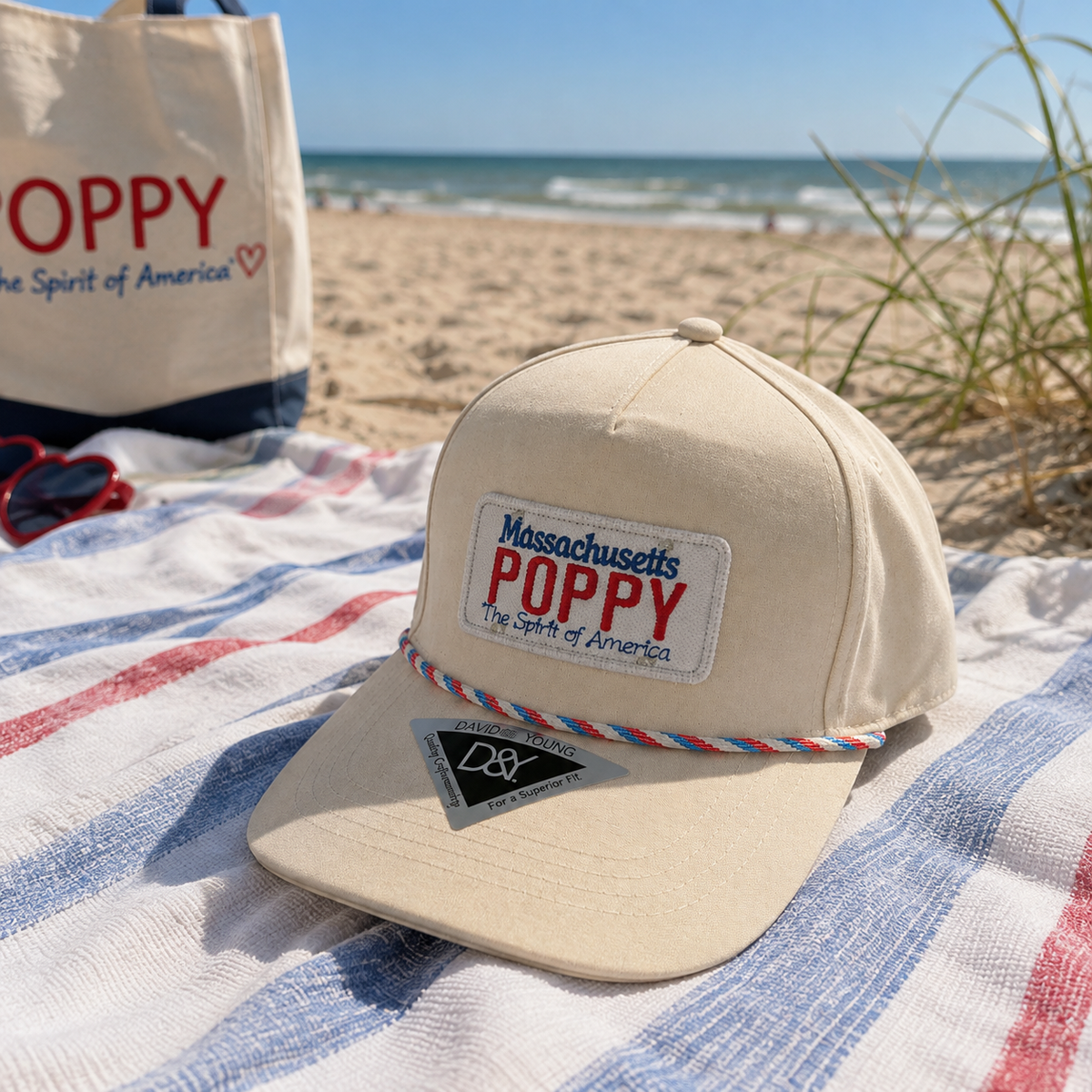 Poppy License Plate Hat
