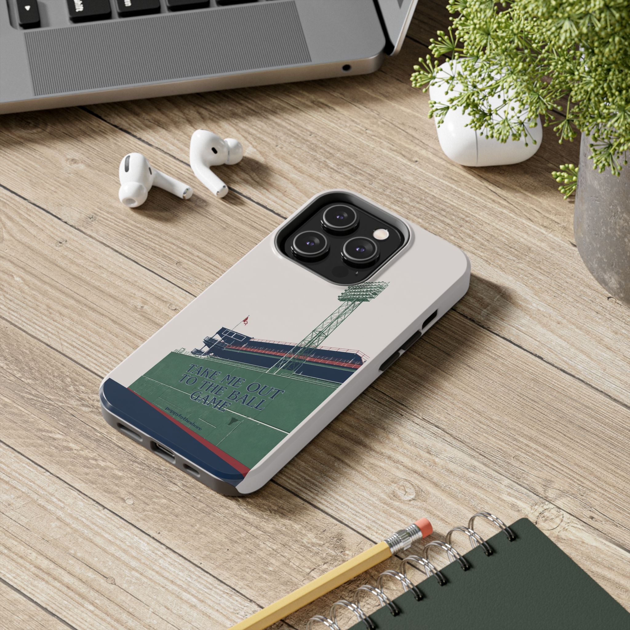 Poppy at the Ballpark Phone Case
