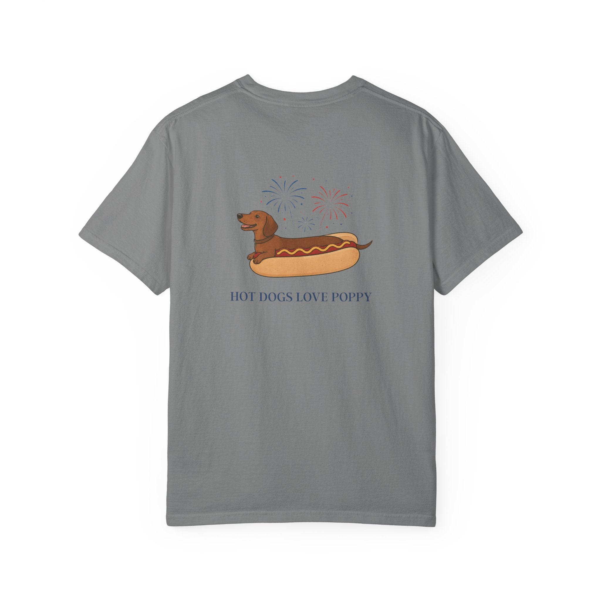 Hot Dogs Love Poppy Tee