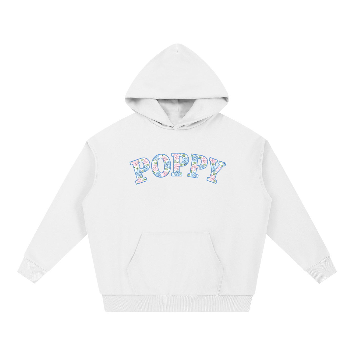 Poppy Hydrangea Hoodie