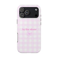 Poppy Pastel Gingham "by the shore" Phone Case