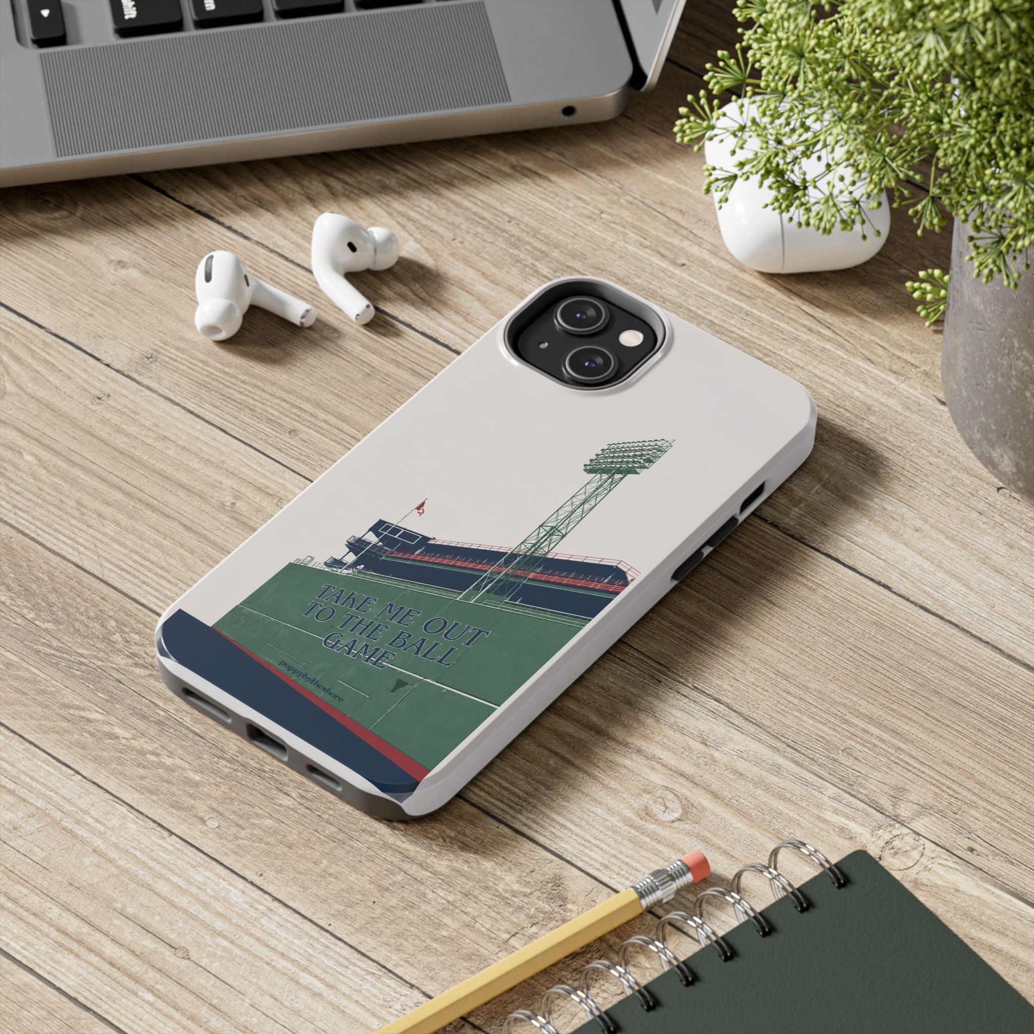 Poppy at the Ballpark Phone Case