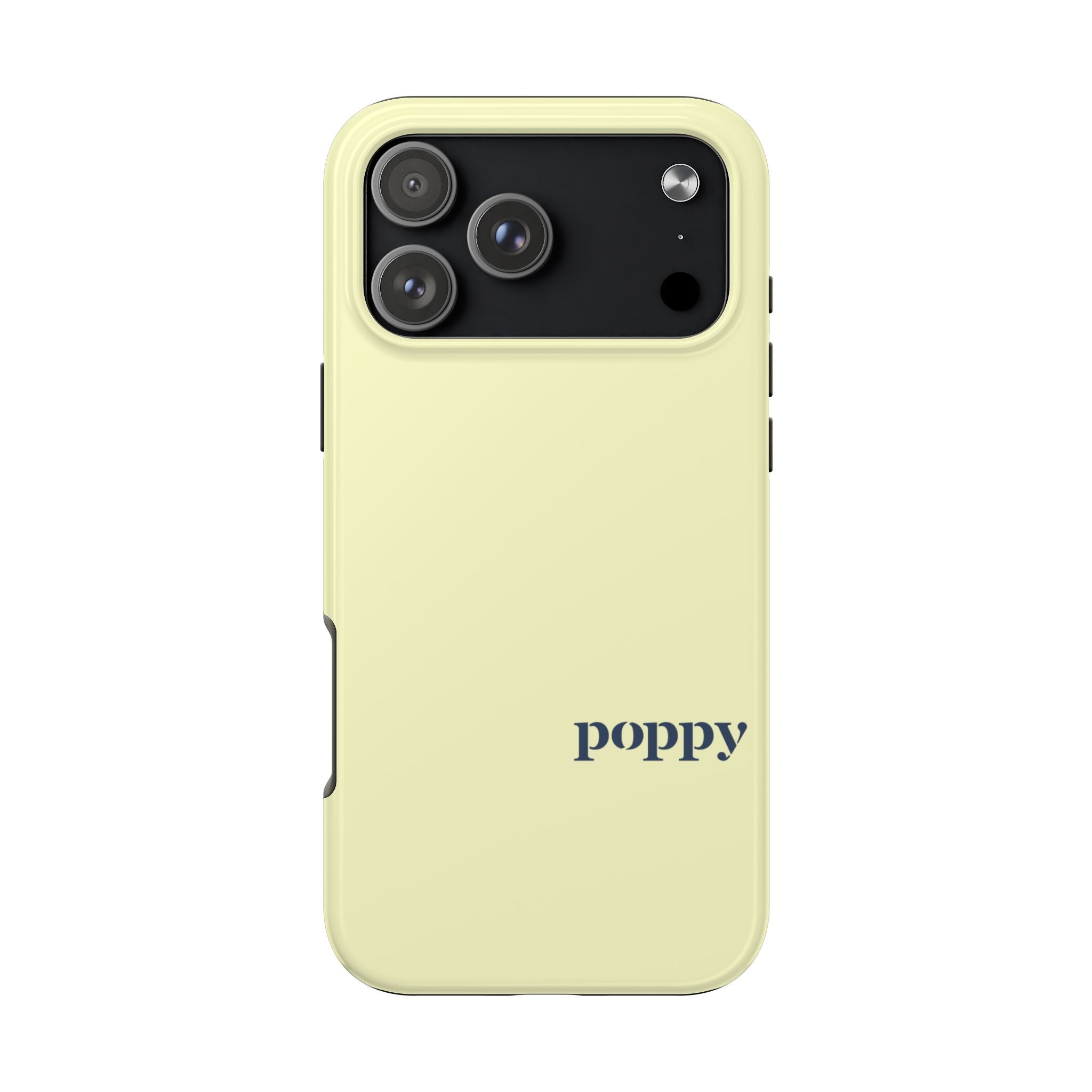 Poppy "Oar"iginals Minimalist Light Yellow Phone Case