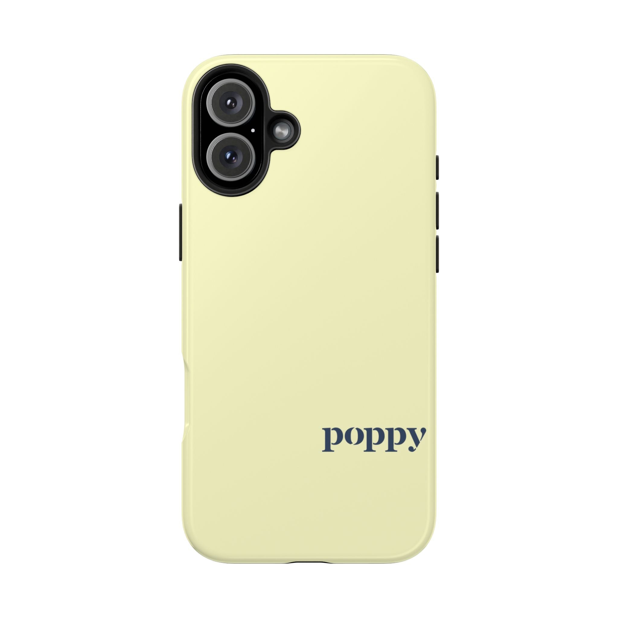 Poppy "Oar"iginals Minimalist Light Yellow Phone Case