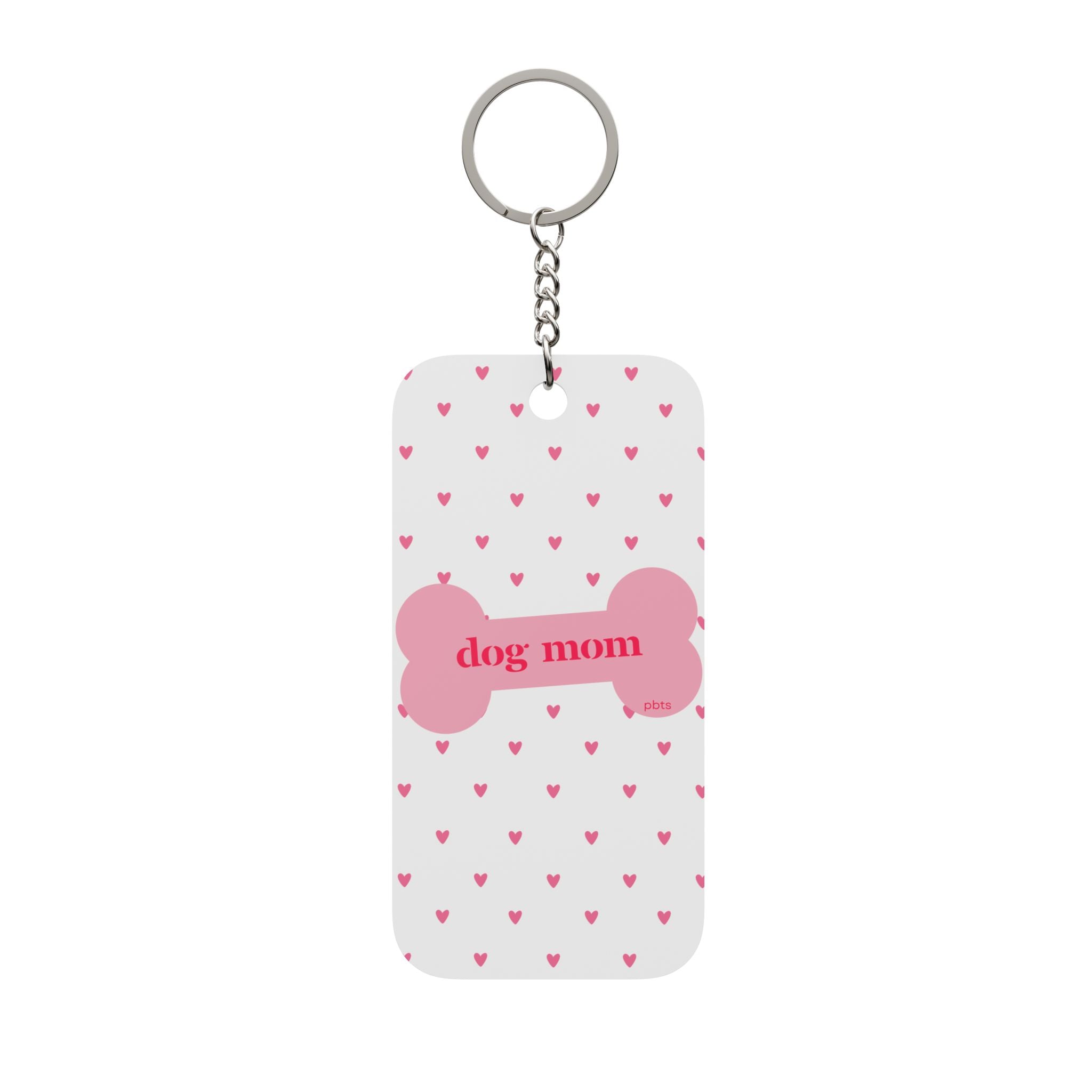 Poppy Dog Mom Keychain