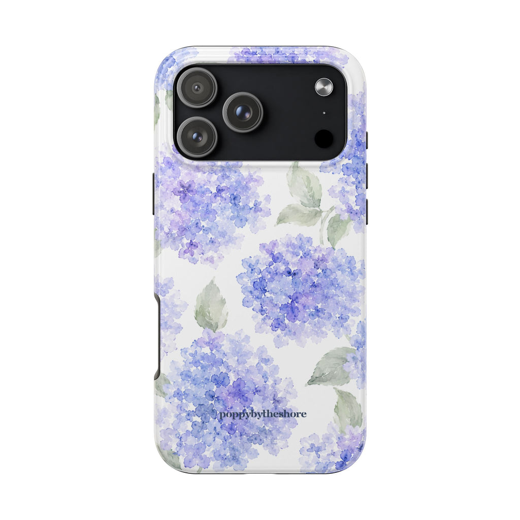 Poppy Hydrangea Phone Case