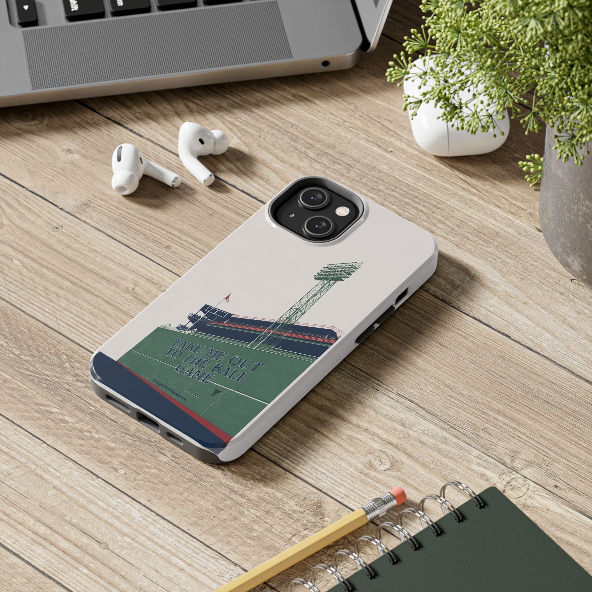 Poppy at the Ballpark Phone Case