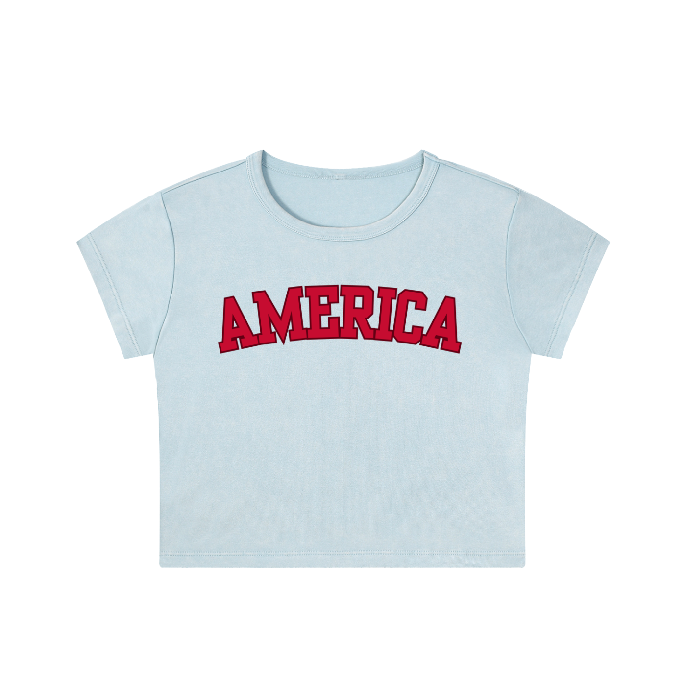 Poppy America Crop Top