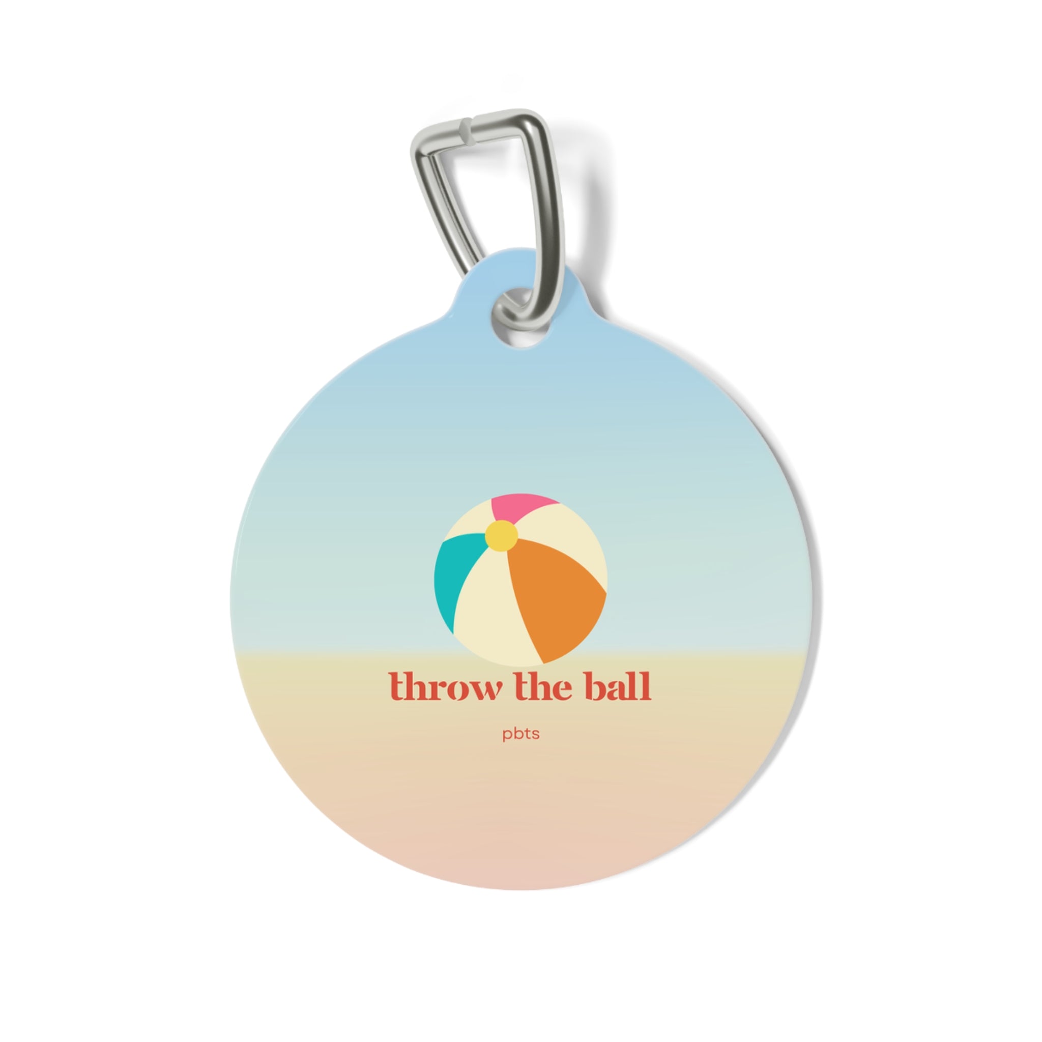 Beach Ball Pet Tag