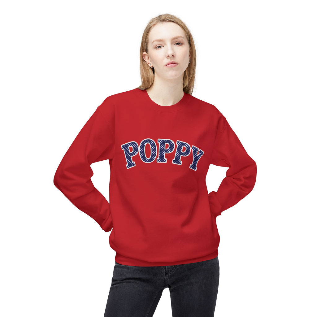Poppy Polka Dot Crew