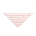 Paws & Stripes Bandana - Pink