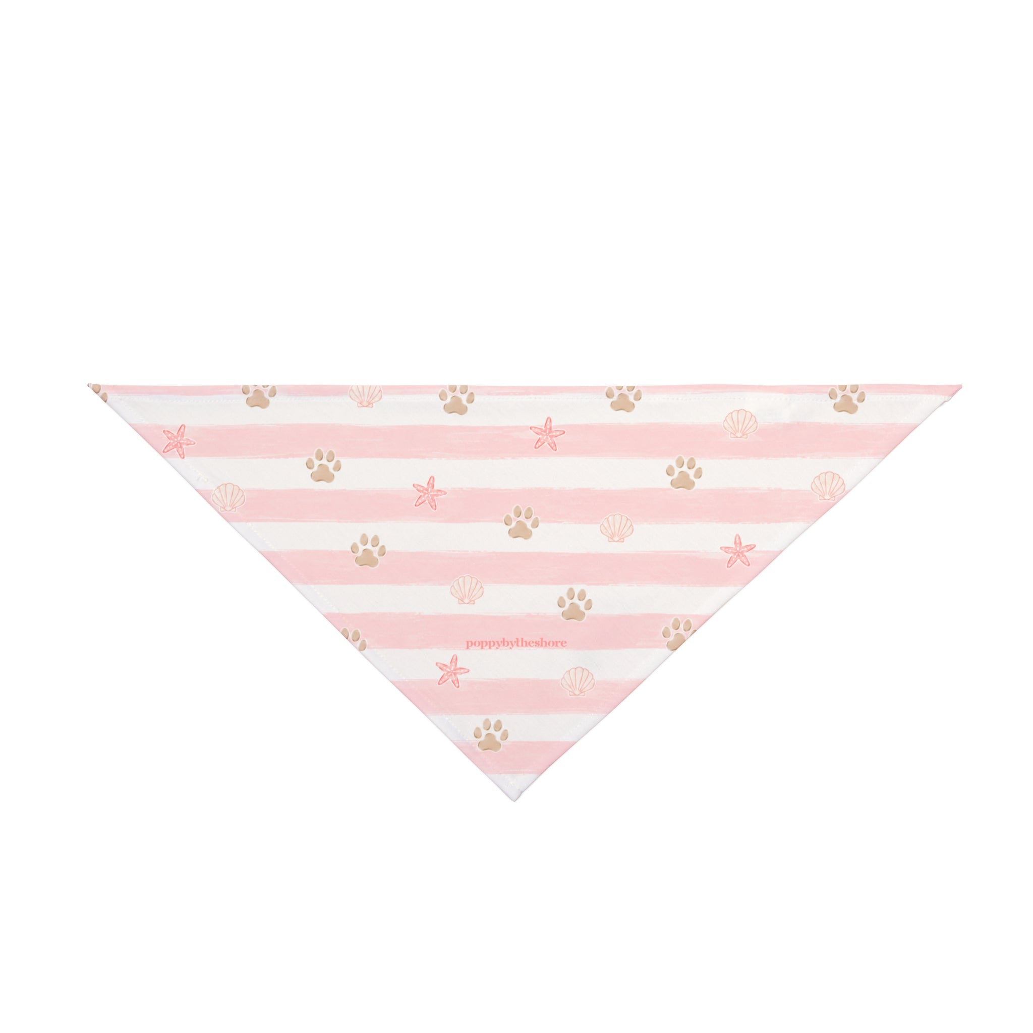 Paws & Stripes Bandana - Pink