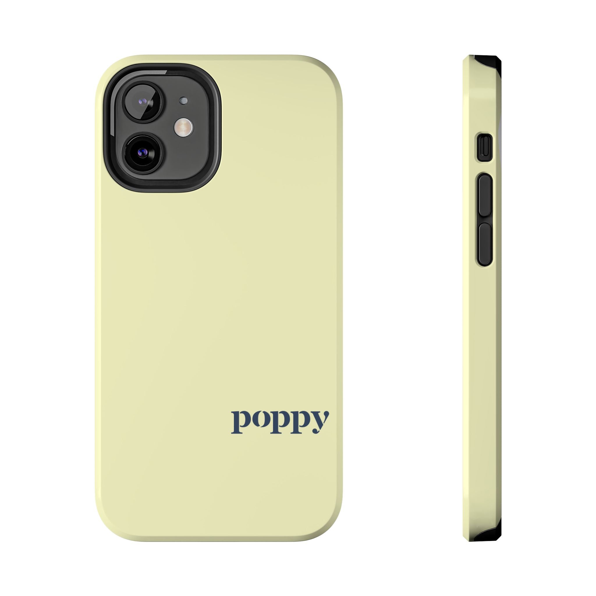 Poppy "Oar"iginals Minimalist Light Yellow Phone Case