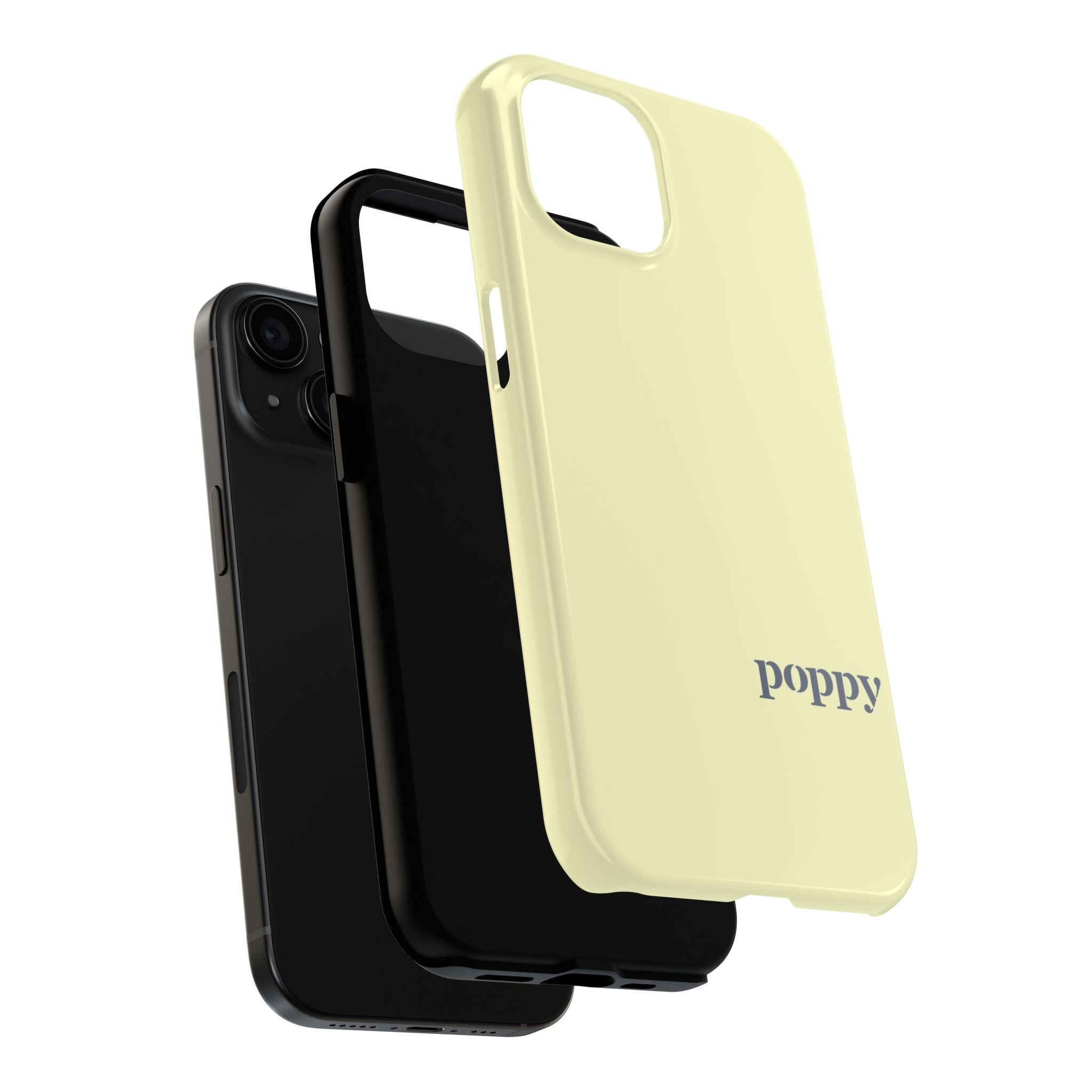 Poppy "Oar"iginals Minimalist Light Yellow Phone Case
