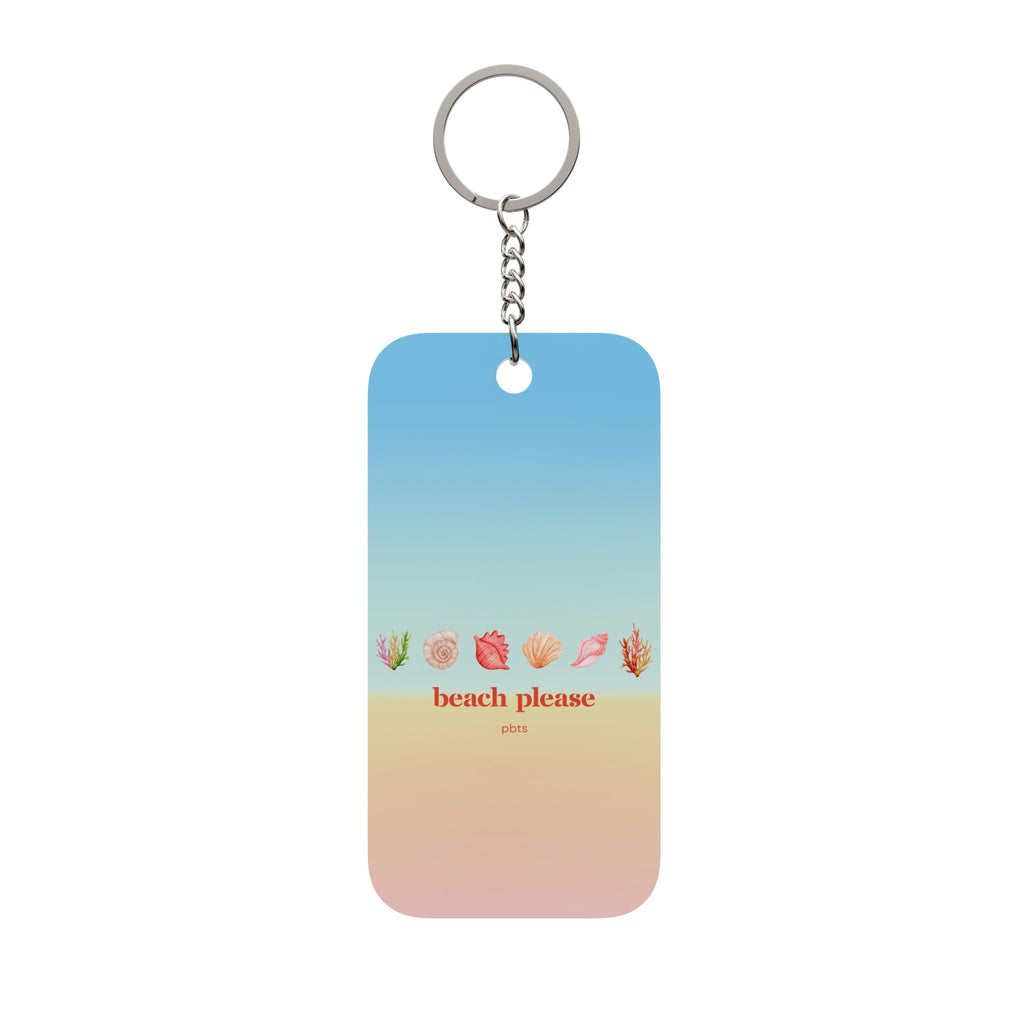 Beach Please Keychain