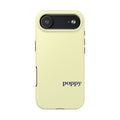 Poppy "Oar"iginals Minimalist Light Yellow Phone Case