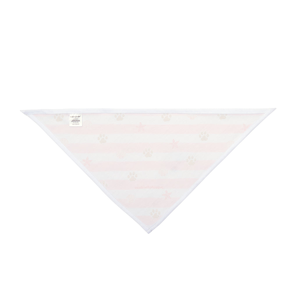 Paws & Stripes Bandana - Pink