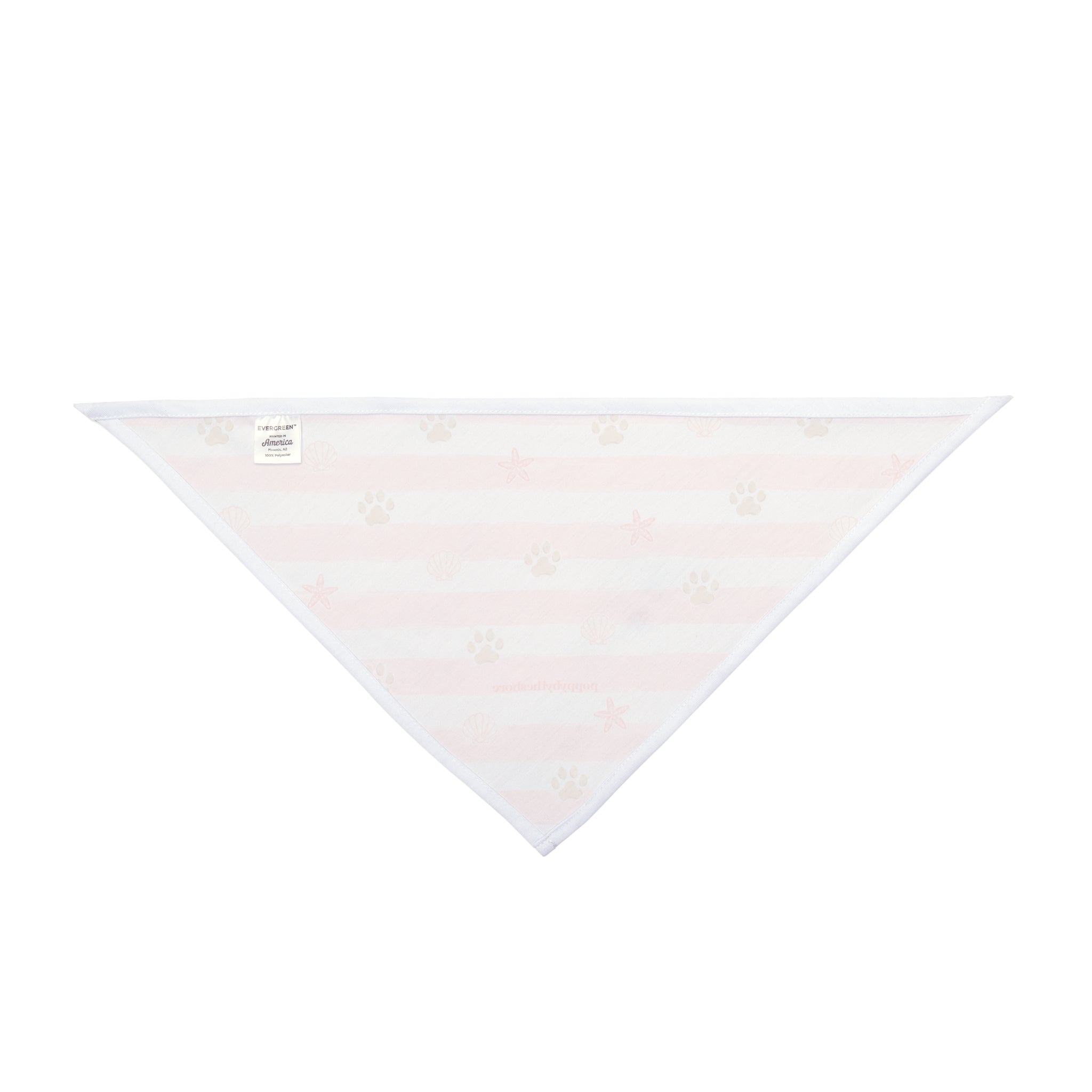 Paws & Stripes Bandana - Pink