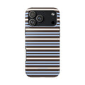 Coastal Cocoa Striped Phone Case