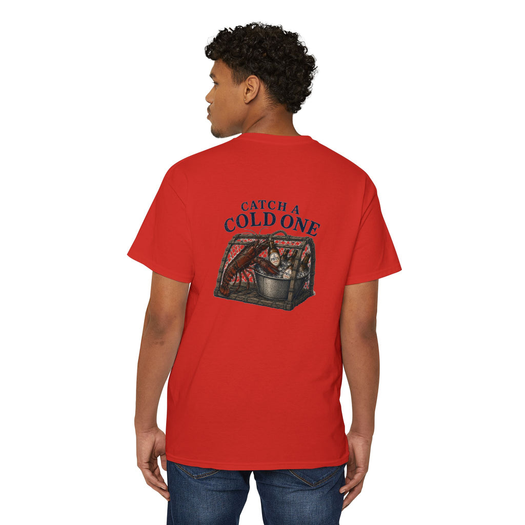Poppy "Oar"iginals Catch a Cold One Tee - Red