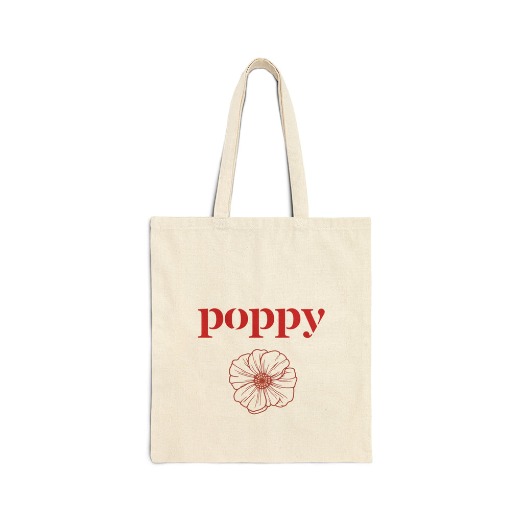 Poppy "Oar"iginals Flower Tote Bag
