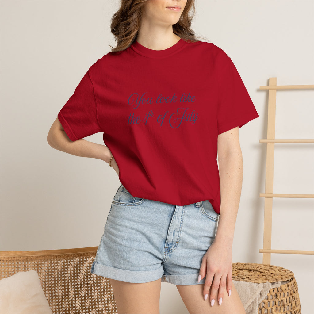Hot Dogs Love Poppy Tee