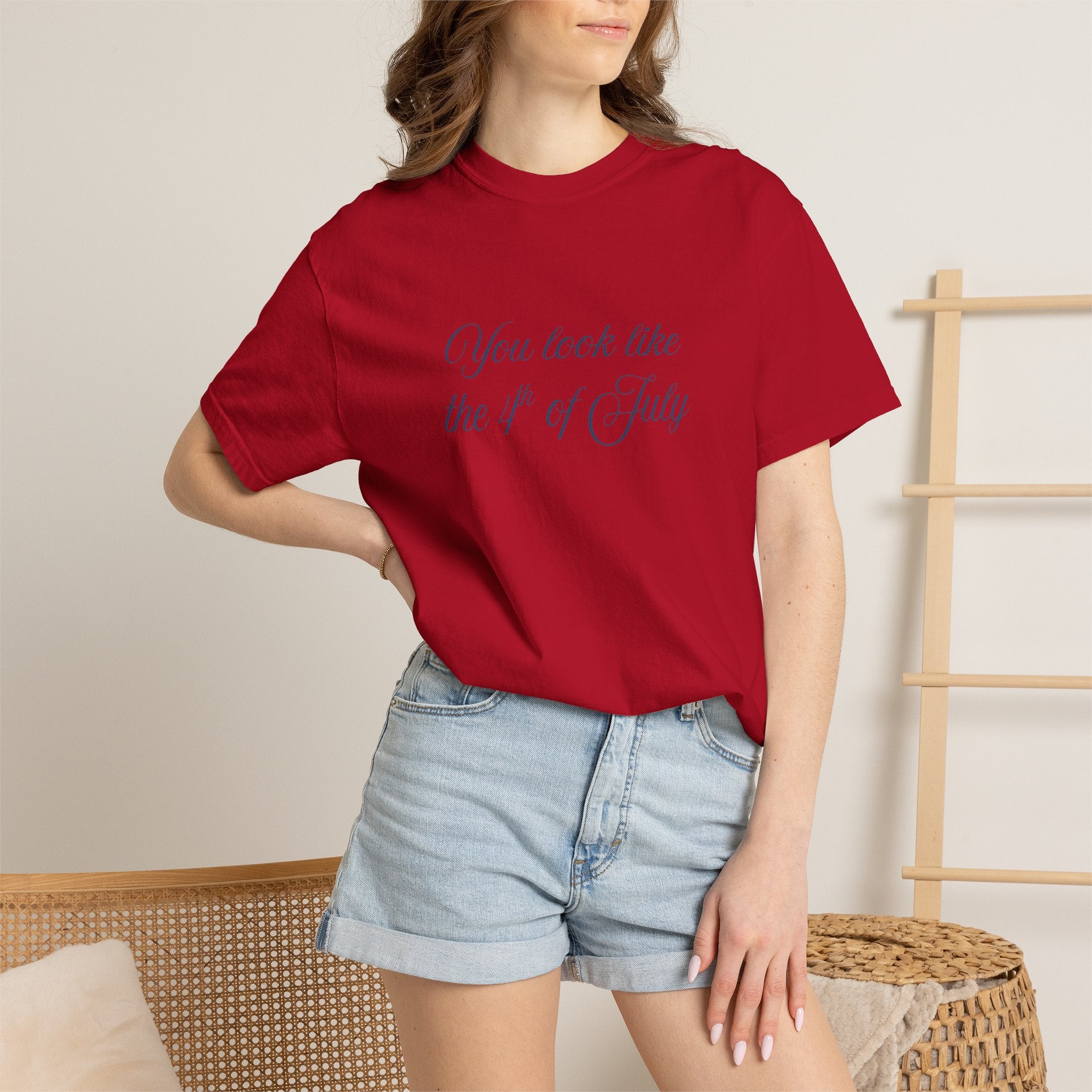 Hot Dogs Love Poppy Tee