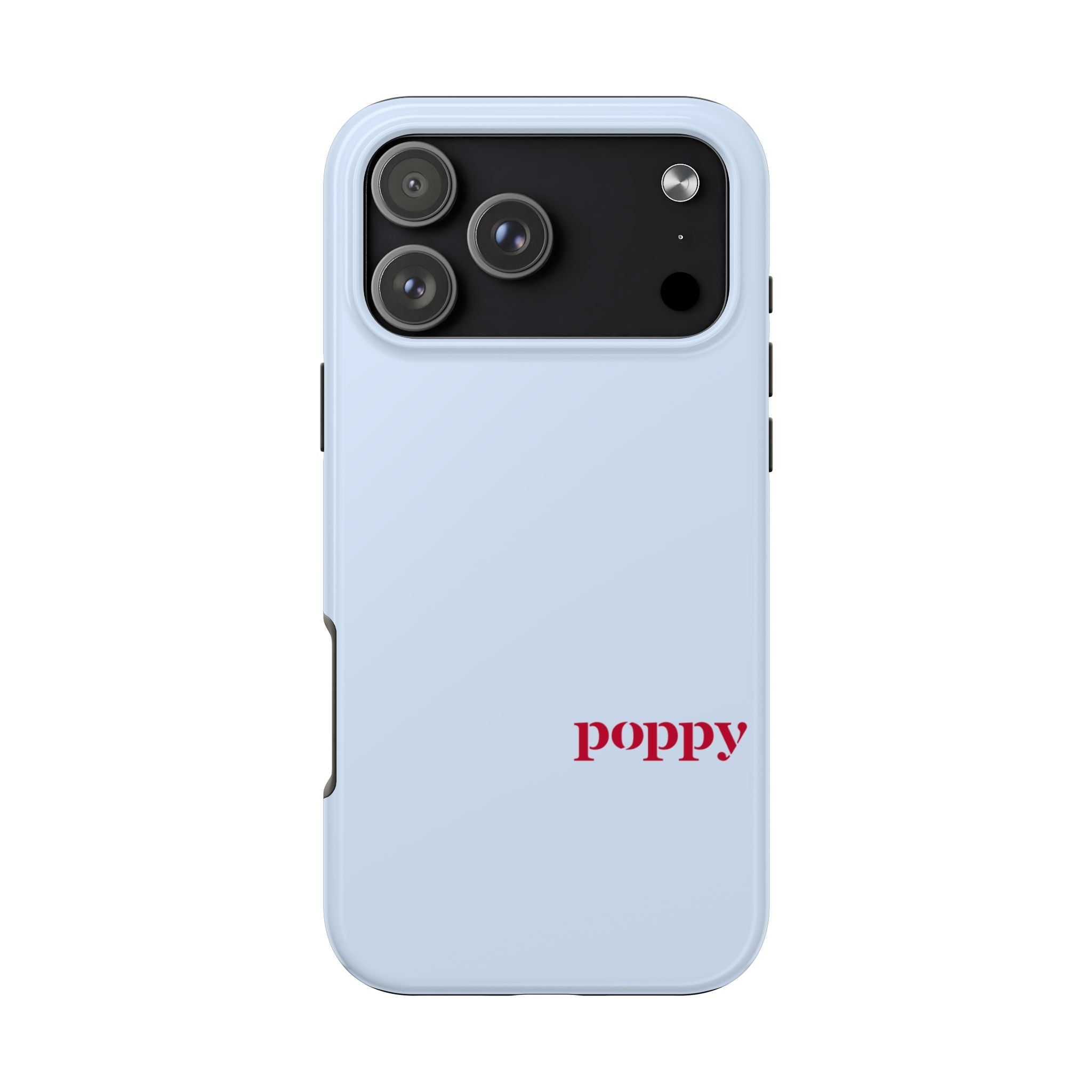 MDW Poppy Minimalist Light Blue Phone Case