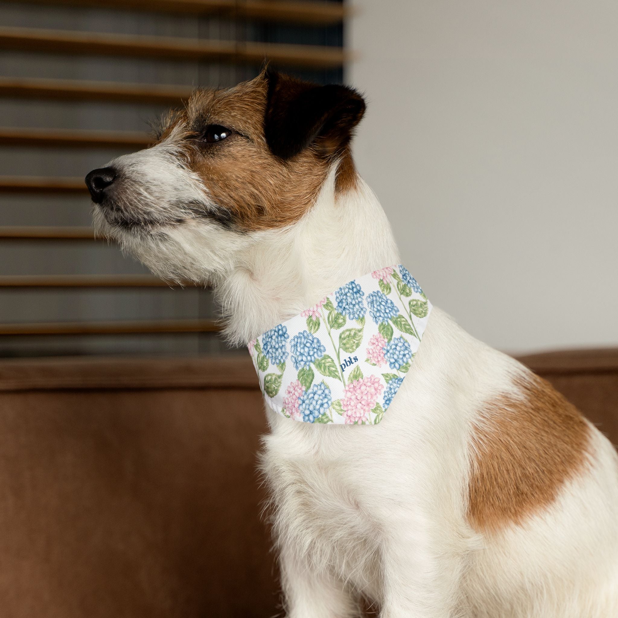 Hydrangea Pet Bandana Collar