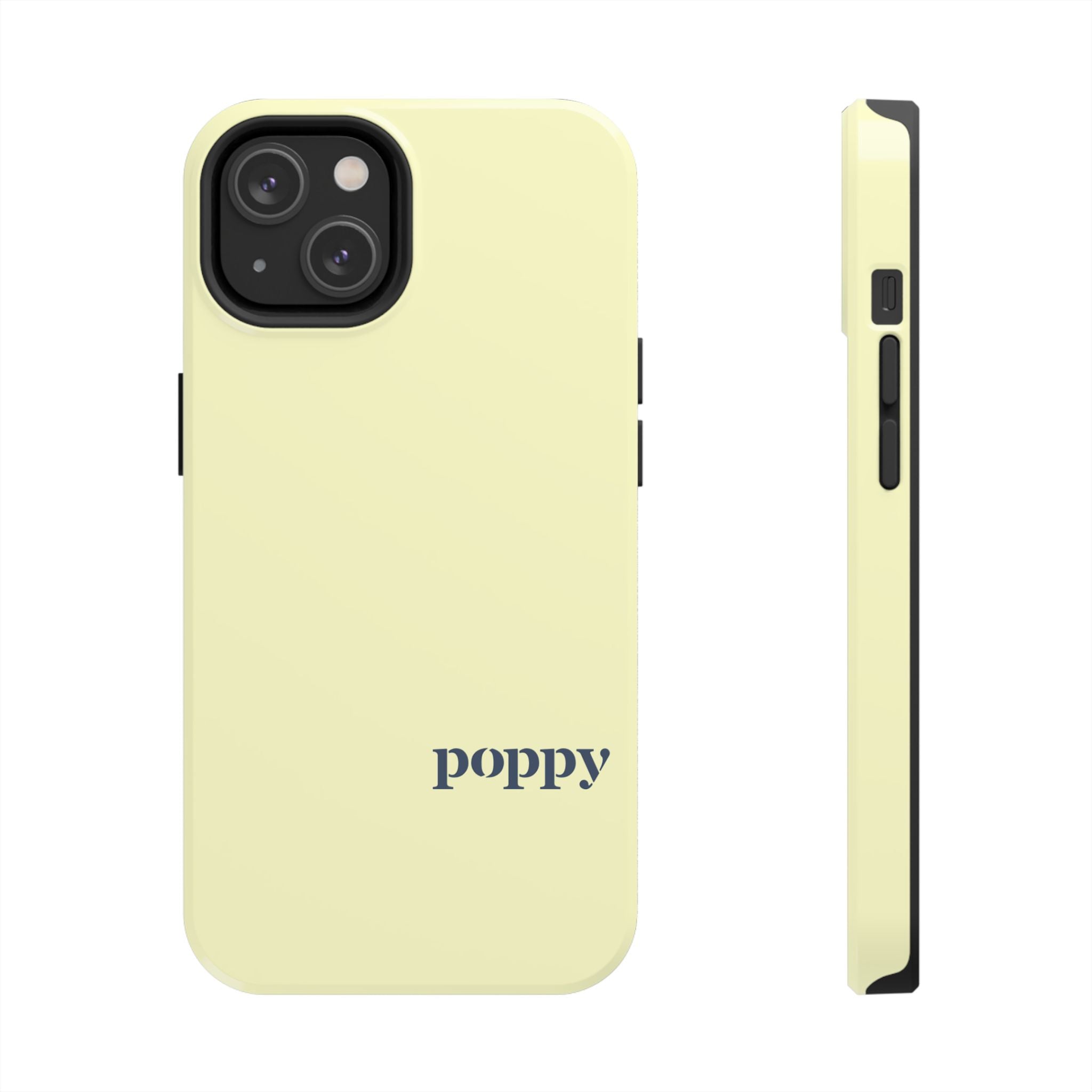 Poppy "Oar"iginals Minimalist Light Yellow Phone Case