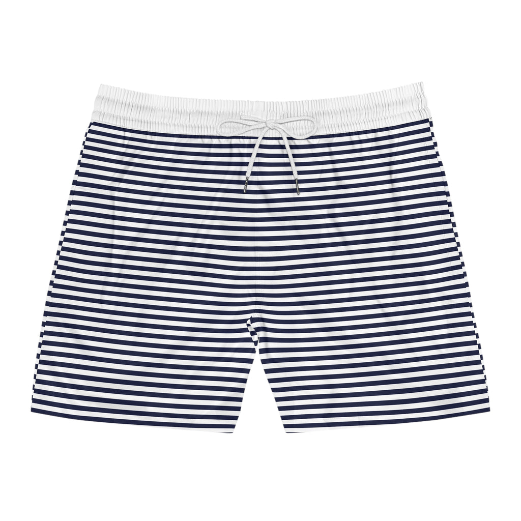 Poppy Stripe Mens Swim Trunks