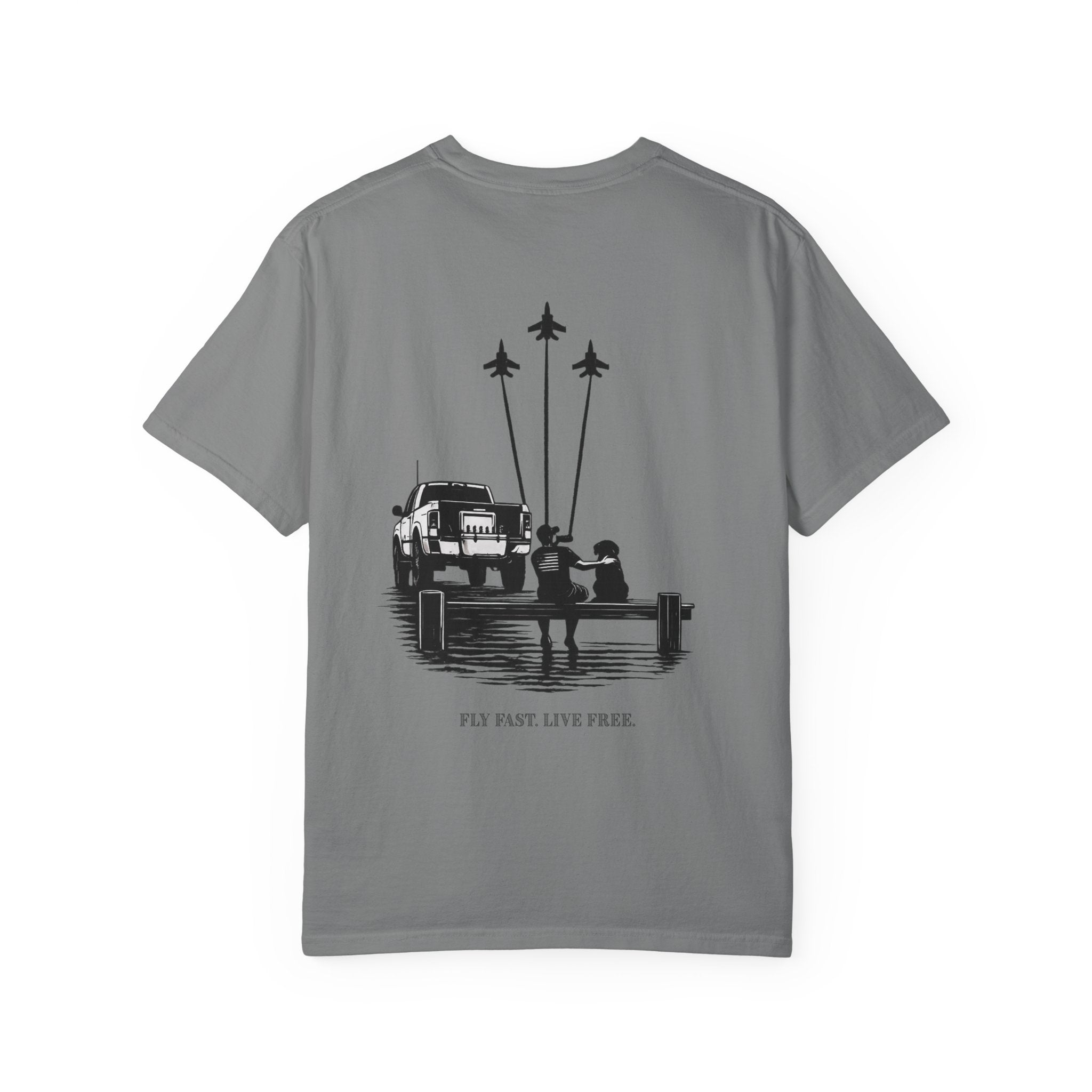 MDW Fly Fast Live Free Poppy T-Shirt