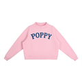 Poppy Polka Dot Mock-Neck Sweatshirt