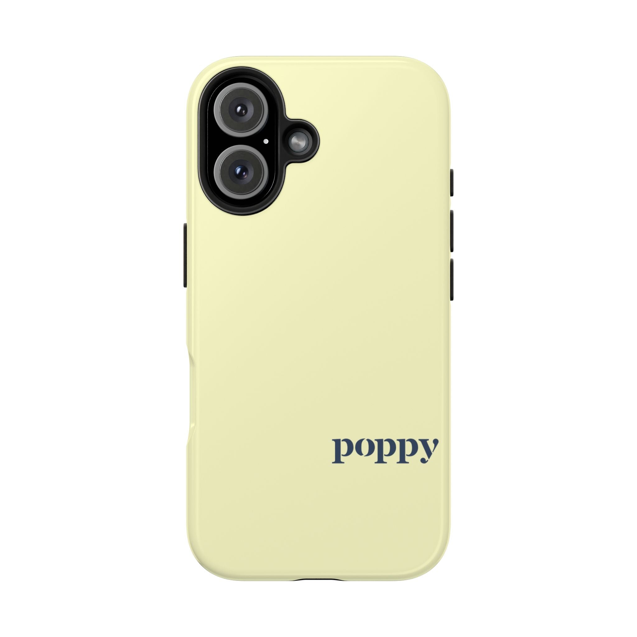 Poppy "Oar"iginals Minimalist Light Yellow Phone Case