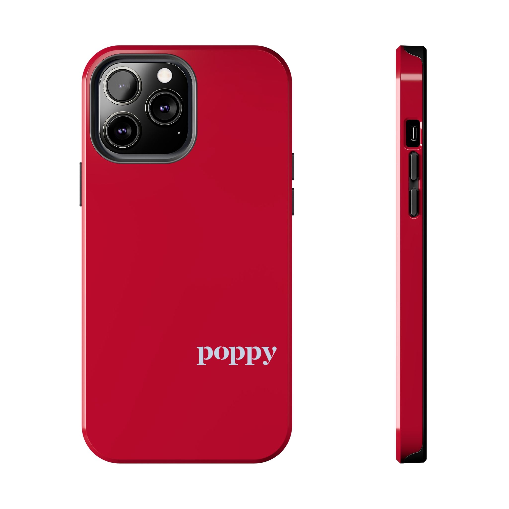 MDW Poppy Minimalist Red Phone Case