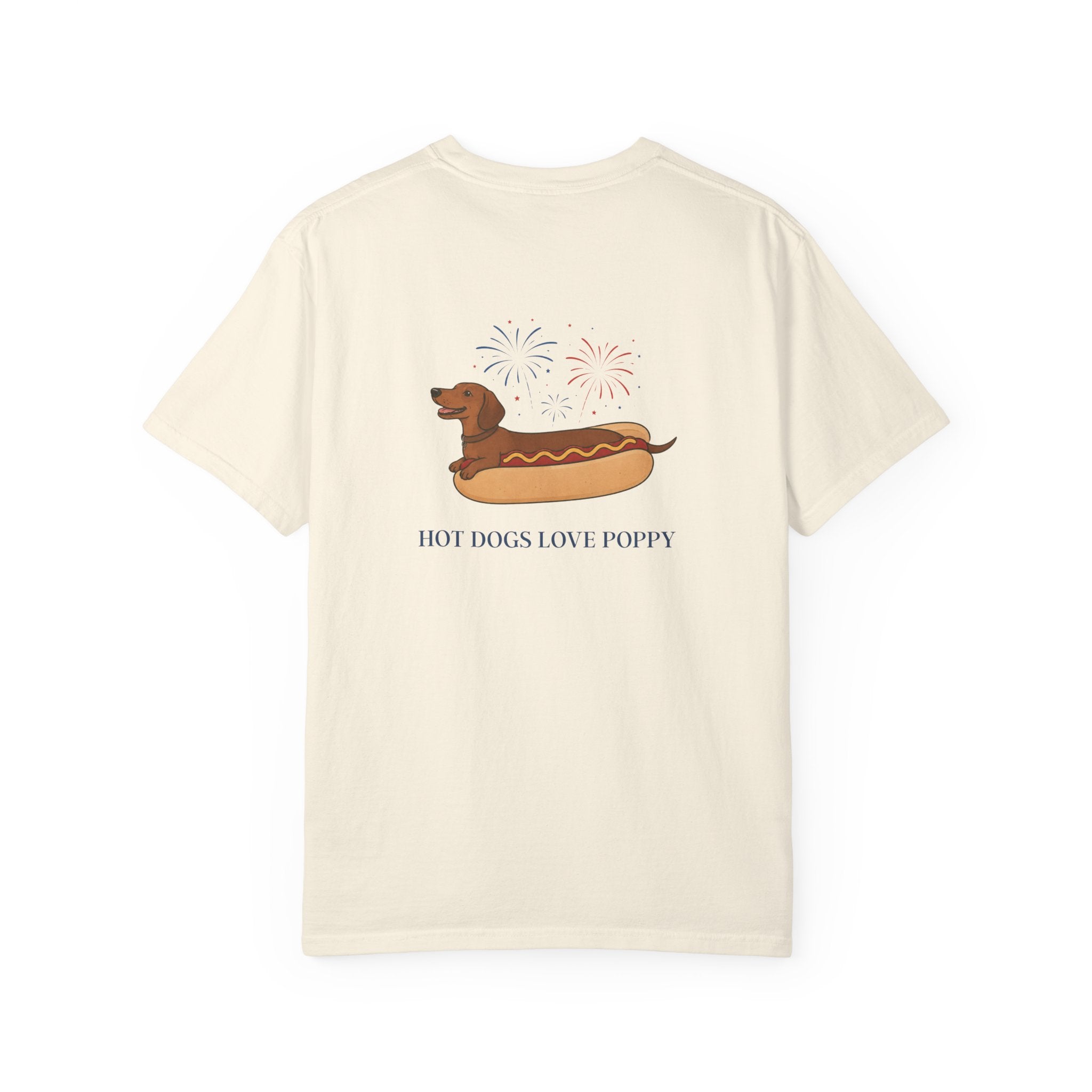 Hot Dogs Love Poppy Tee
