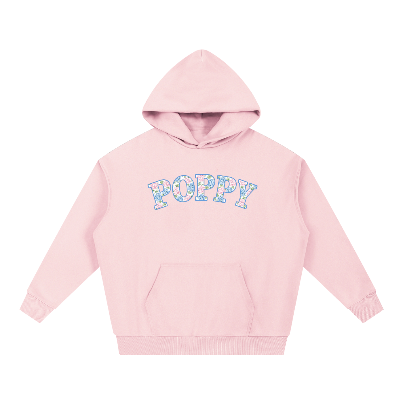 Poppy Hydrangea Hoodie