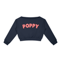 MDW Poppy Gingham Off-Shoulder Sweatshirt