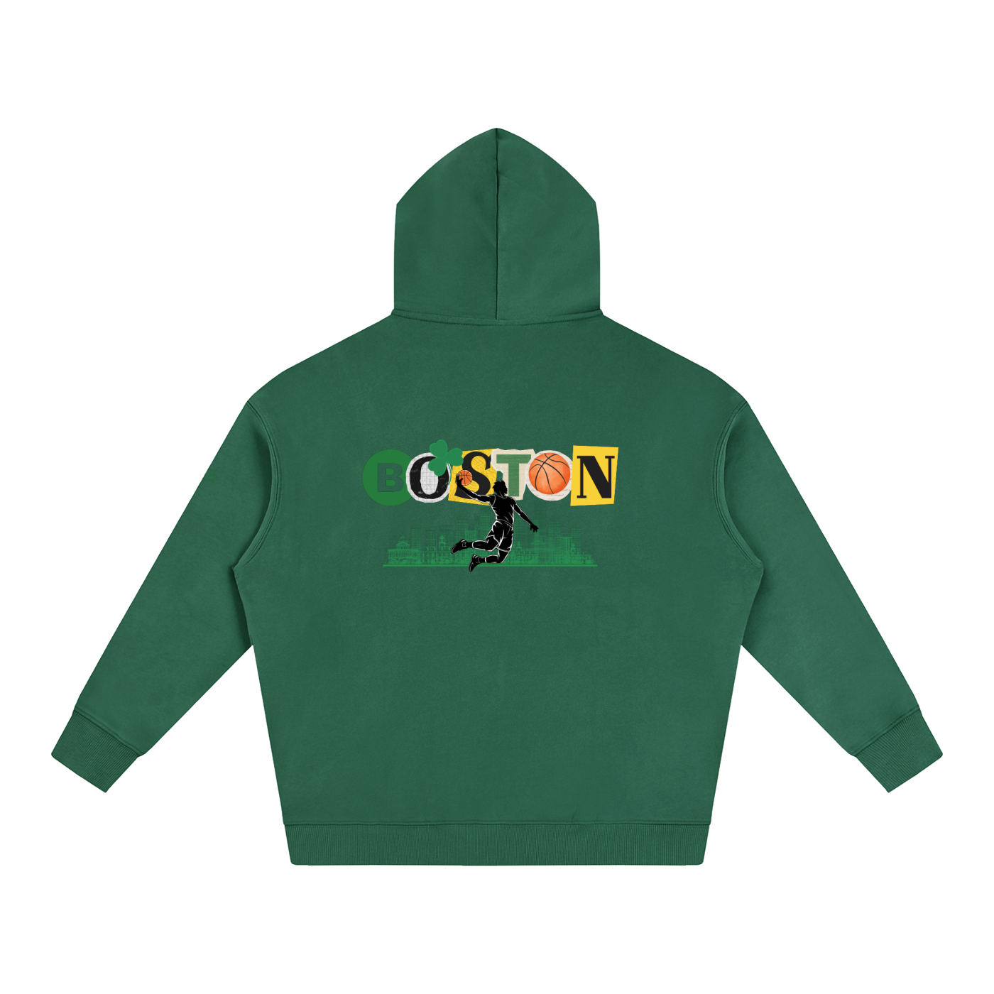 Poppy Bleed Green Hoodie