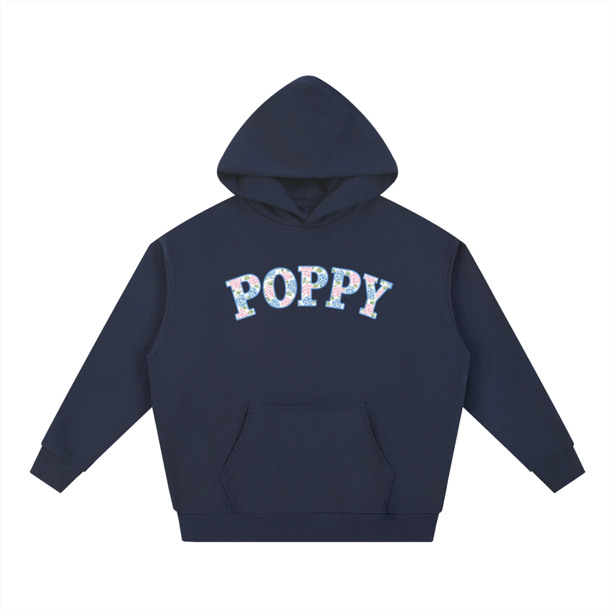 Poppy Hydrangea Hoodie