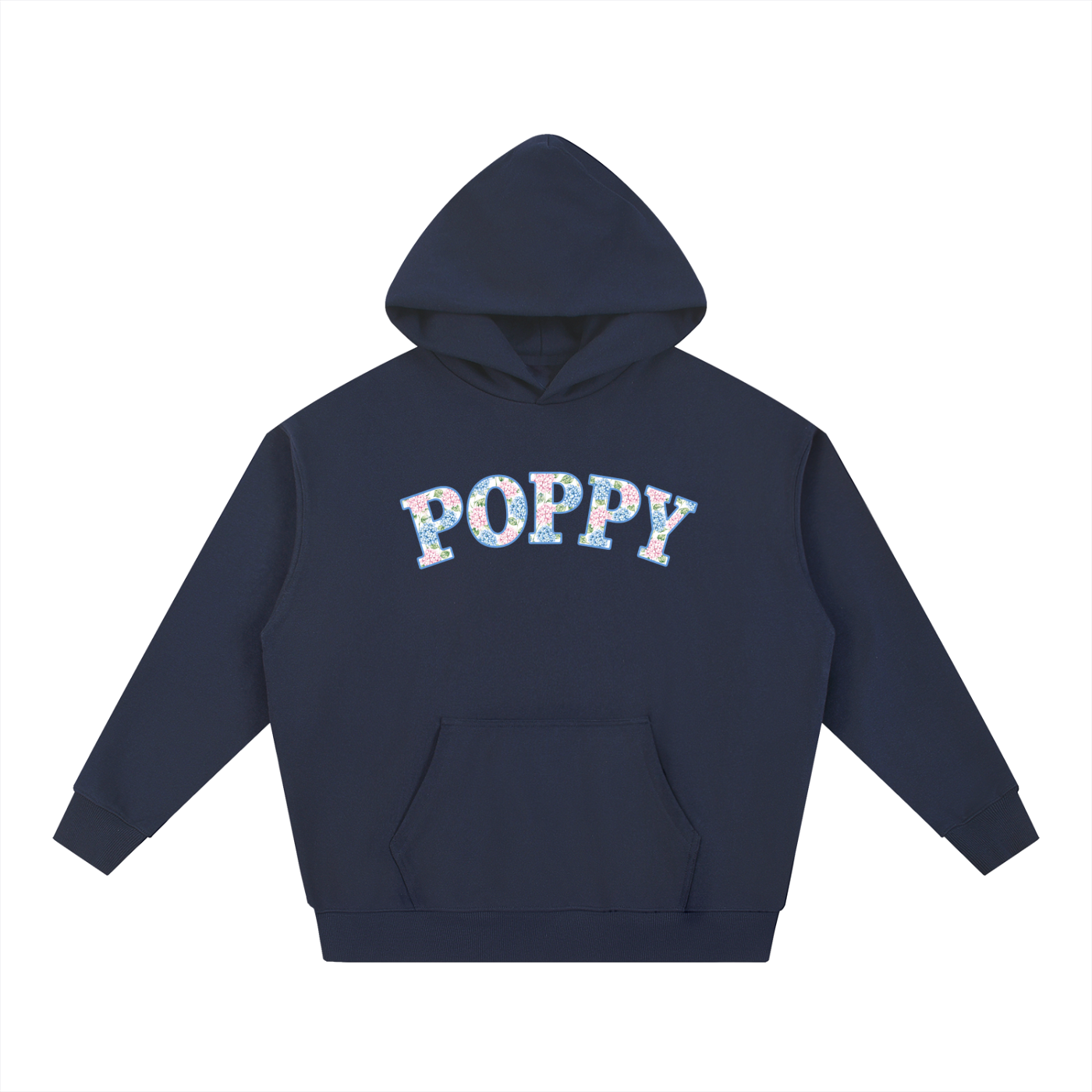 Poppy Hydrangea Hoodie