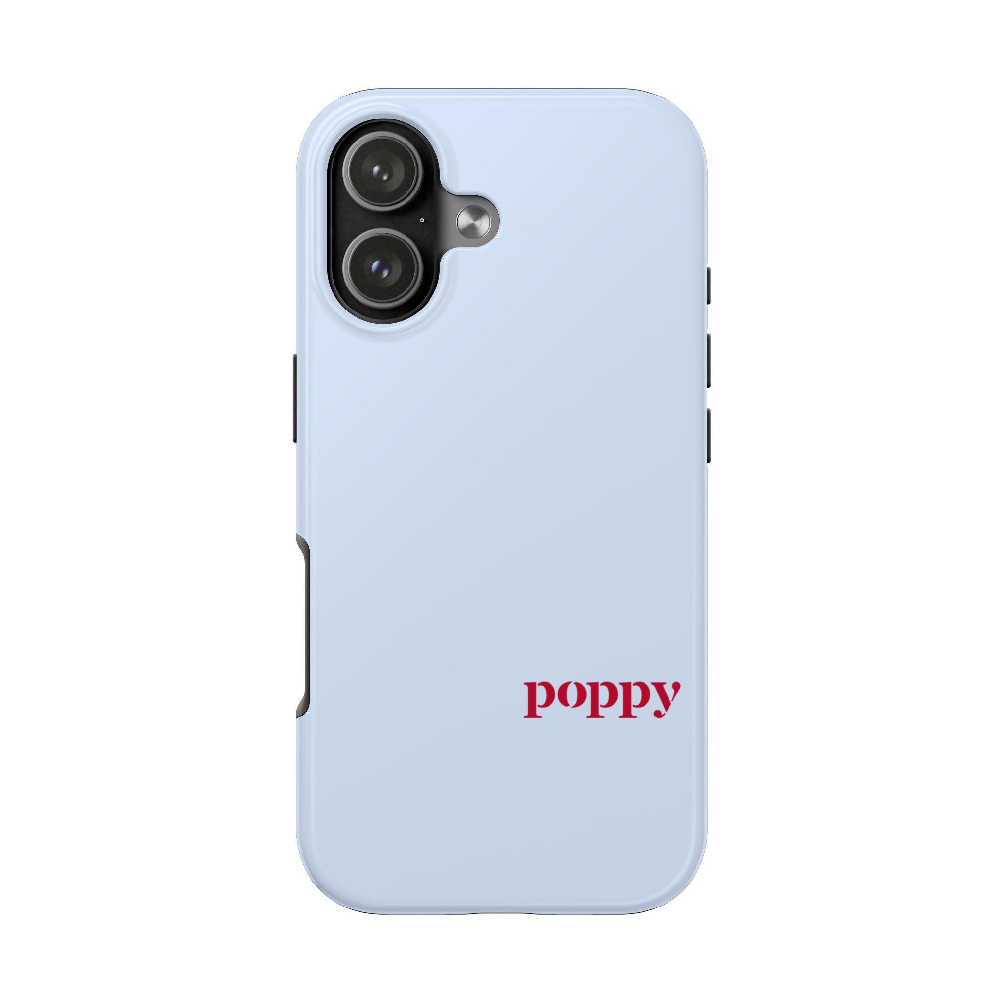 MDW Poppy Minimalist Light Blue Phone Case