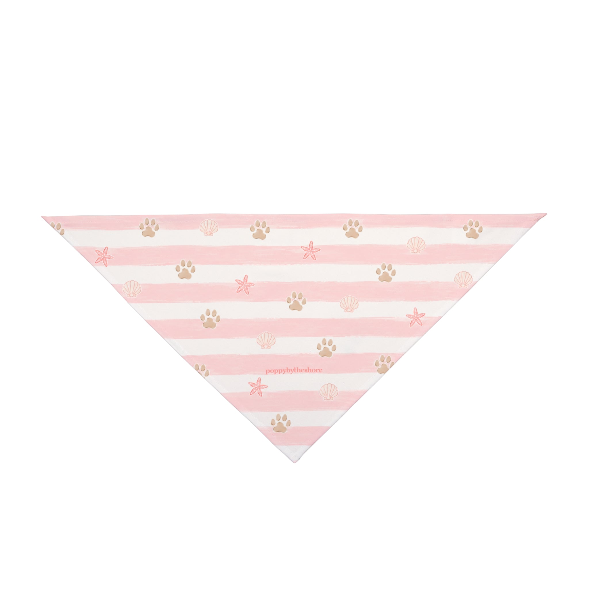 Paws & Stripes Bandana - Pink