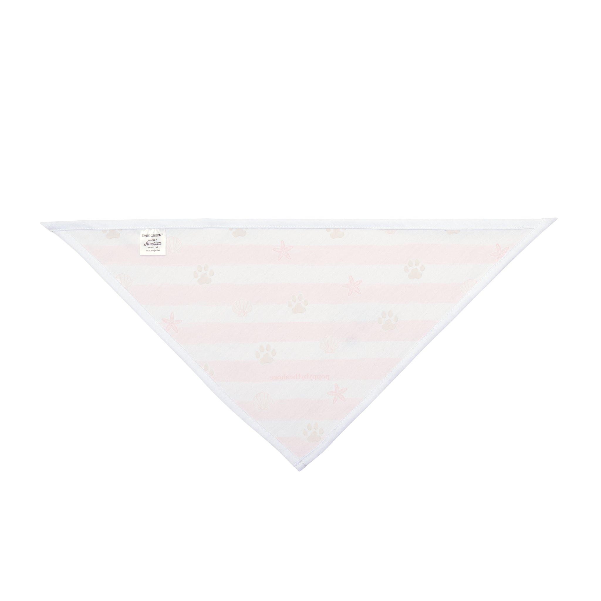 Paws & Stripes Bandana - Pink