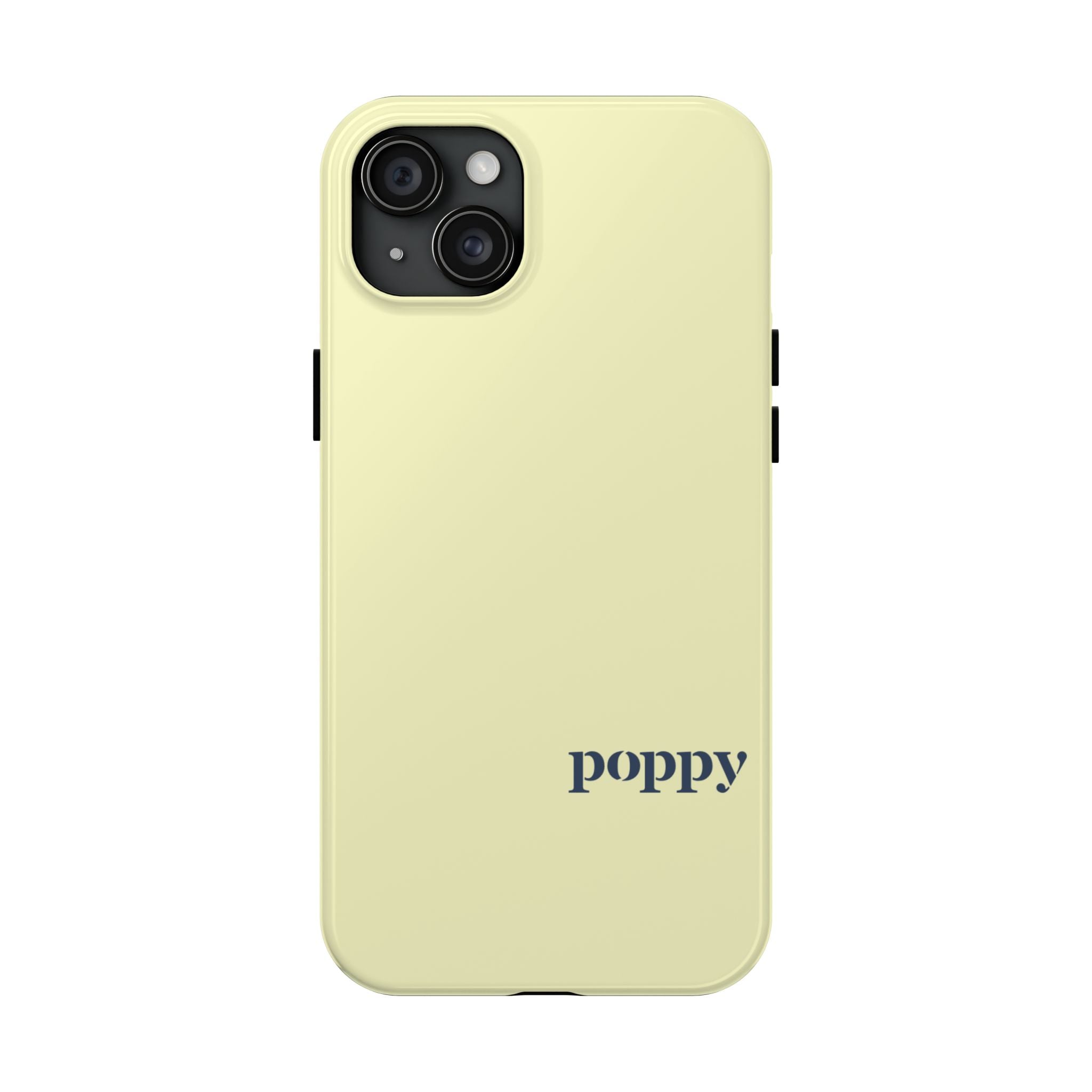 Poppy "Oar"iginals Minimalist Light Yellow Phone Case