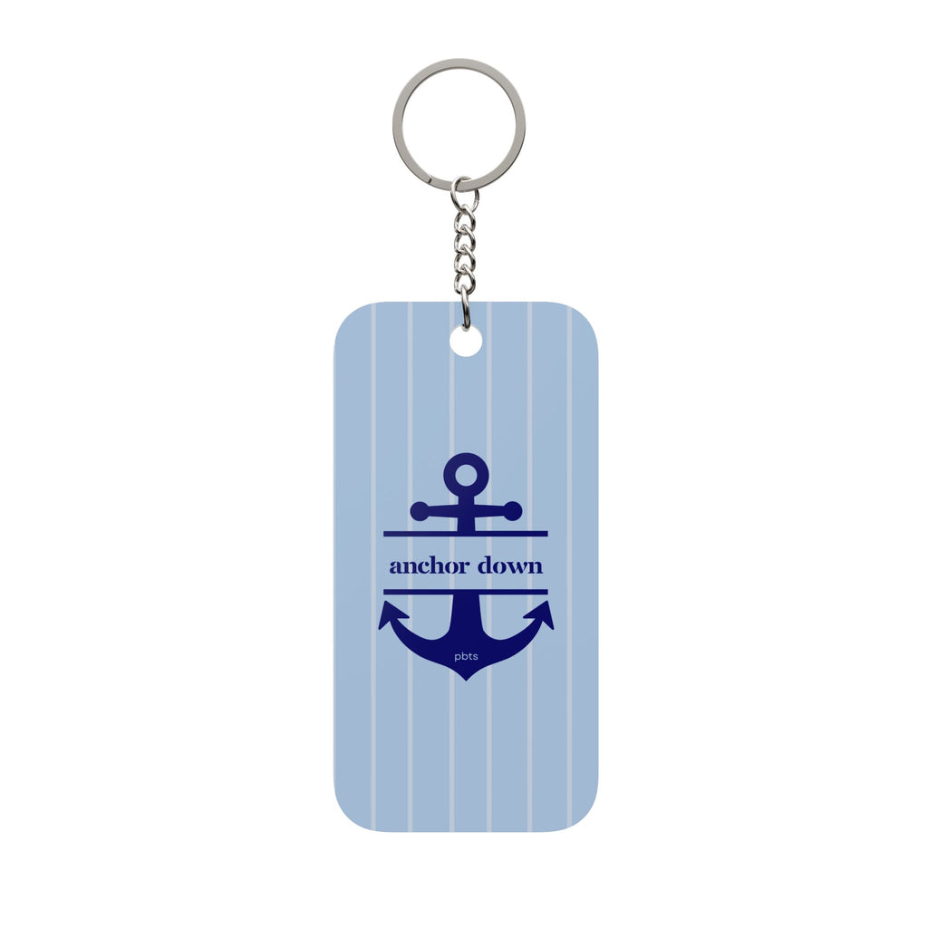 Anchor Down Keychain